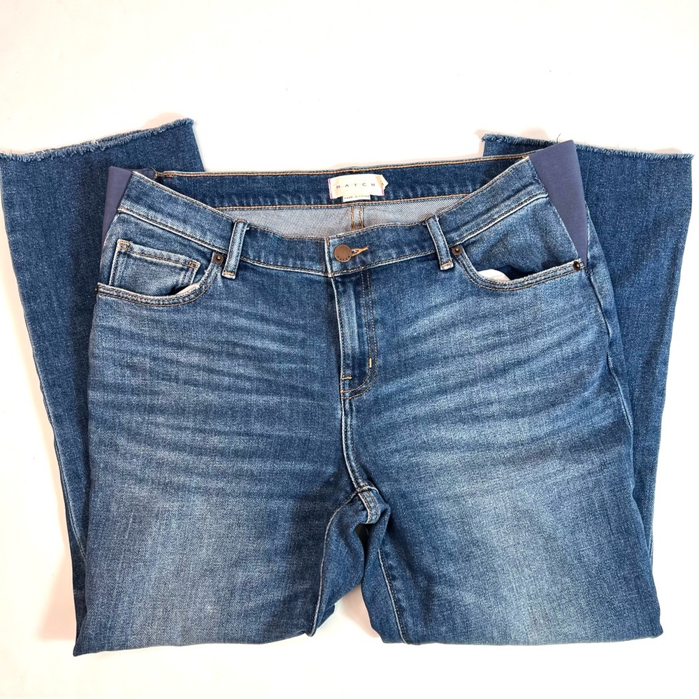 Hatch The Crop Maternity Jeans Size 32 - Picture 10 of 16